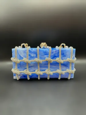 Ocean Blue Acrylic Roped