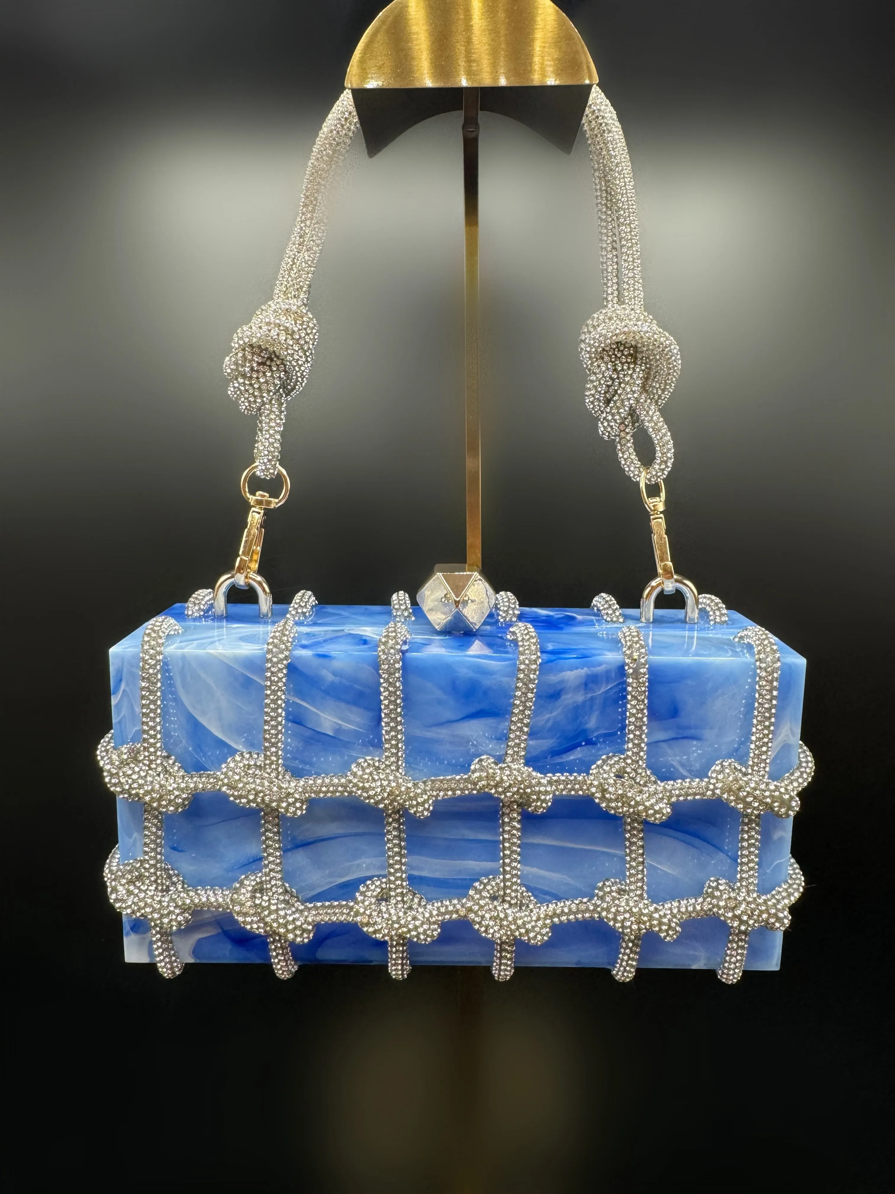 Ocean Blue Acrylic Roped