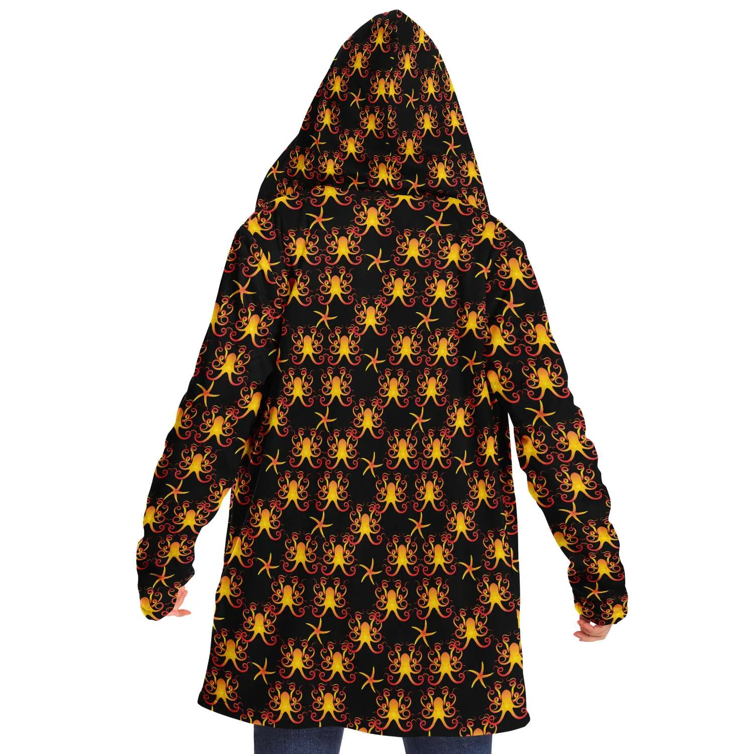 Octopus Cloak Black or White Lining