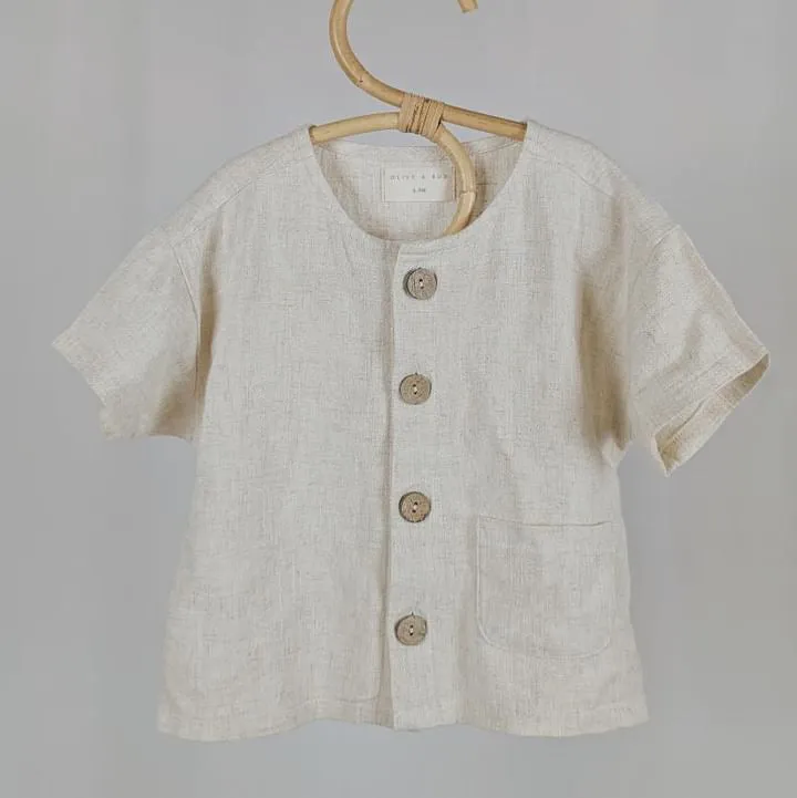 OLIVE & BUD LINEN CO-ORD