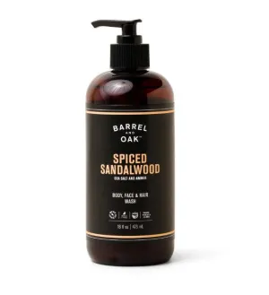 Olivina-All-in-one Wash Spiced Sandalwood 16 fl Oz