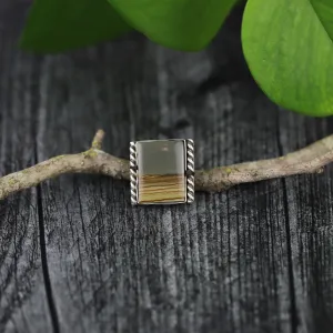 Owyhee Picture Jasper Ring