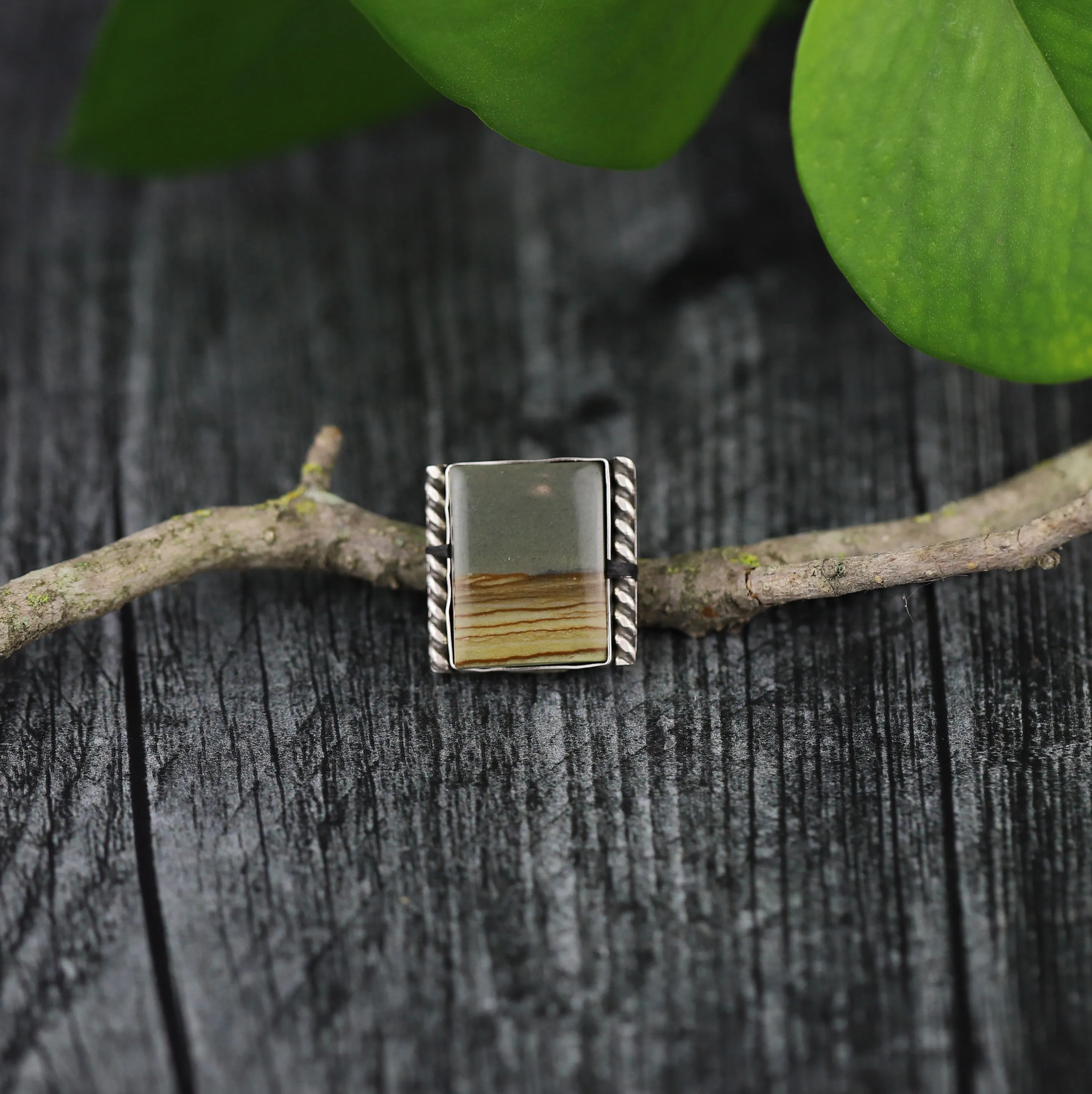 Owyhee Picture Jasper Ring