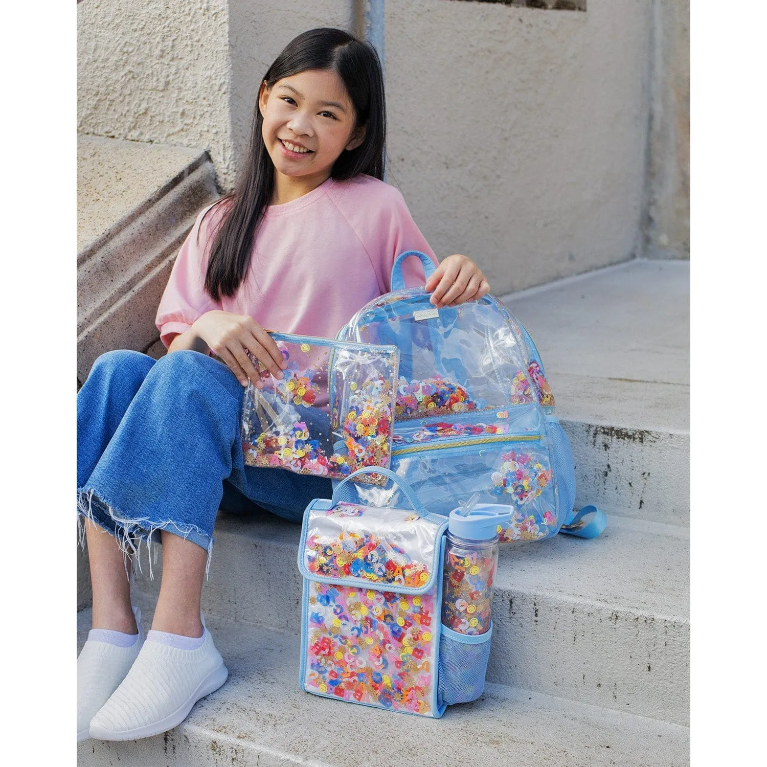 Packed Party Little Letters Confetti Insulated Lunchbox