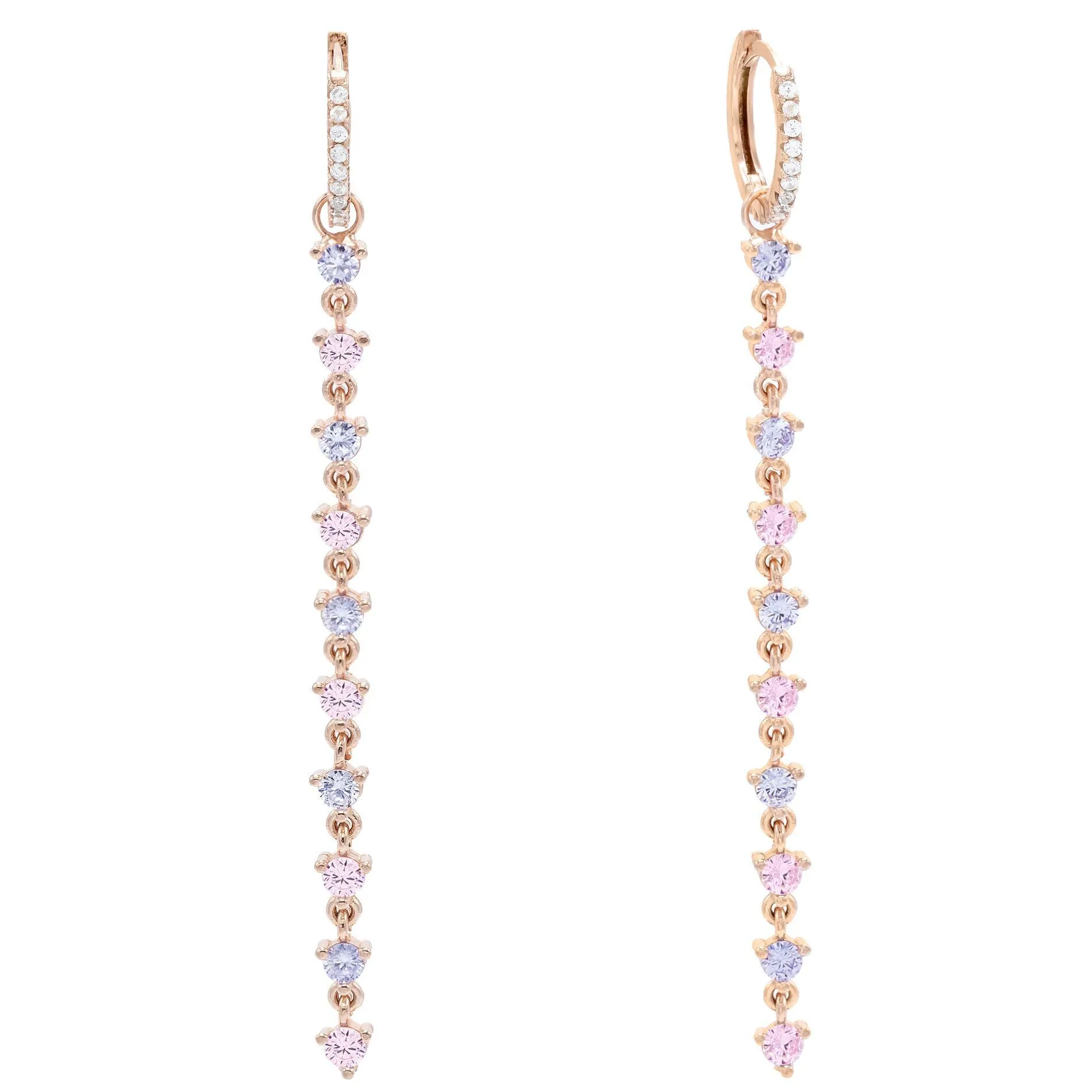 Pastel Drop Huggie Earring