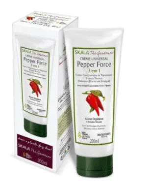 Pepper Force 3 in 1 Multifunctional Organic Vegan Treatment Cream 200ml - Skala