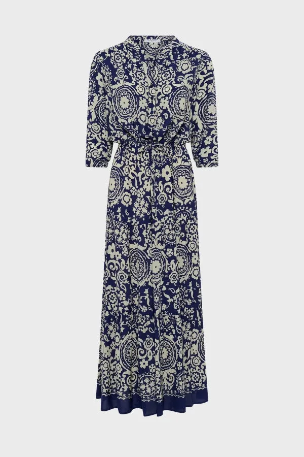 PHILIA INK PRINTED MAXI DRESS