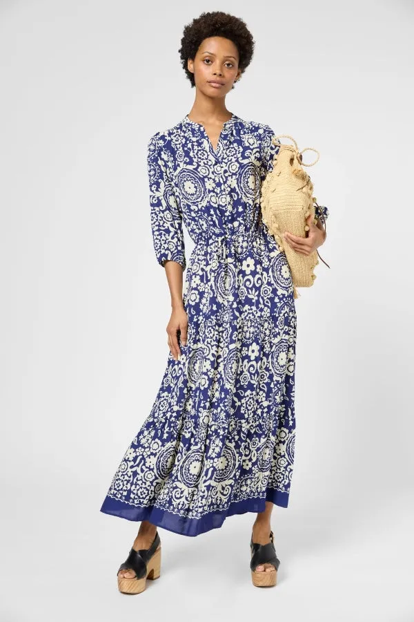 PHILIA INK PRINTED MAXI DRESS