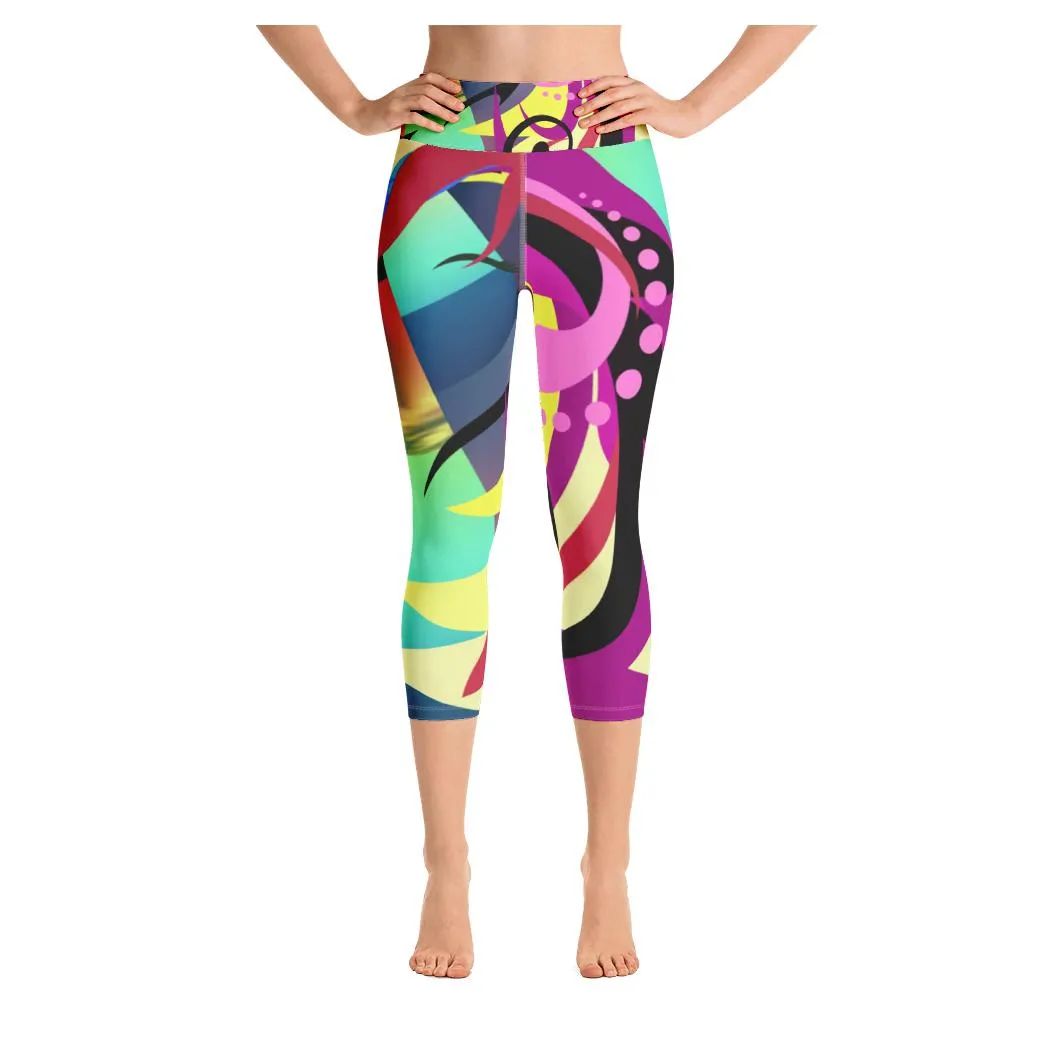 Picasso Unicorn Yoga Capris