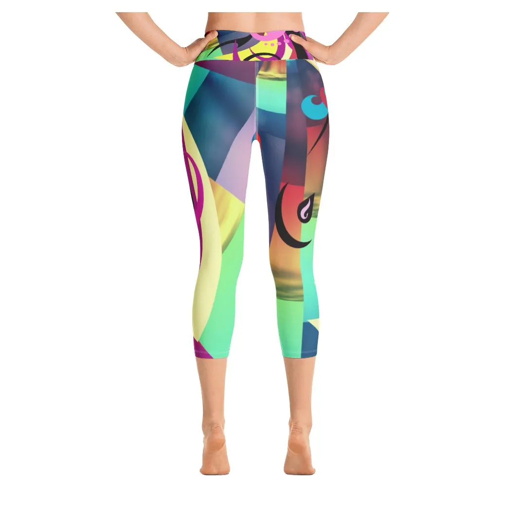Picasso Unicorn Yoga Capris