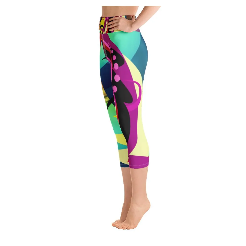 Picasso Unicorn Yoga Capris