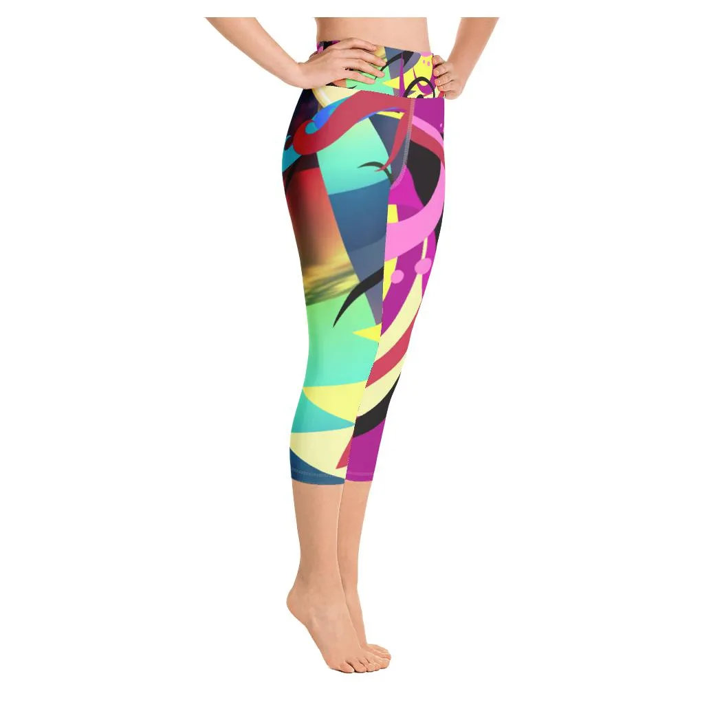 Picasso Unicorn Yoga Capris