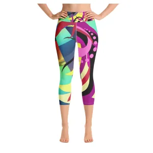 Picasso Unicorn Yoga Capris
