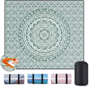 Picnic Blankets 60"x80" Waterproof Portable Outdoor Blanket Sand Proof Packable Beach Mat for Outdoors Camping Essentials Travel Accessories Summer Gifts for Women Adults Who Have Everything