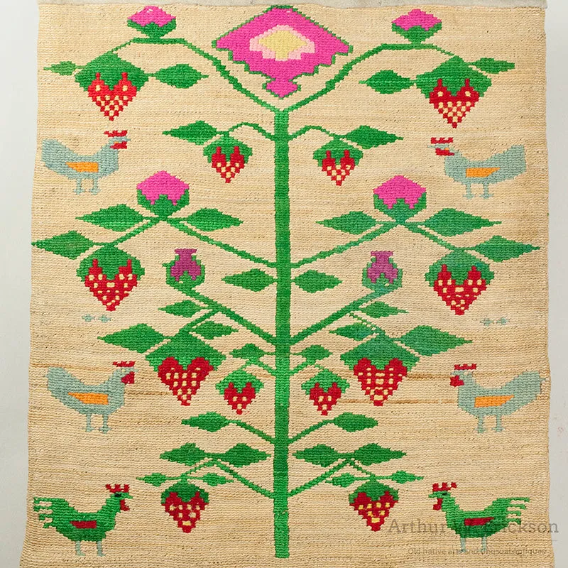 Pictorial Plateau Cornhusk Bag with Eagles