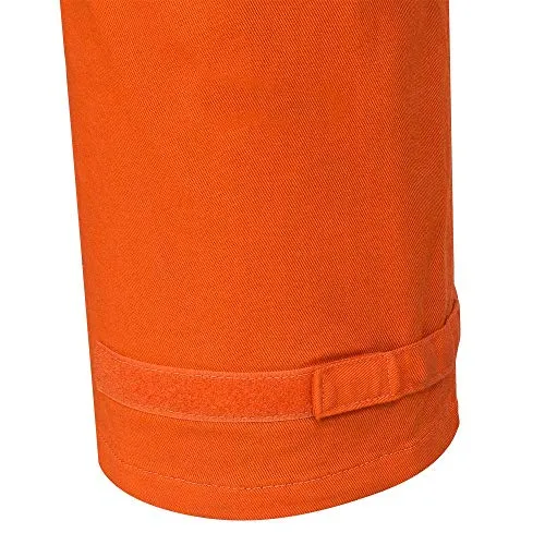 Pioneer CSA UL ARC 2 Lightweight Flame Resistant Work Coverall, Hi Vis Premium Cotton Nylon, Action Back, Tall Fit, Orange, 46, V254035T-46