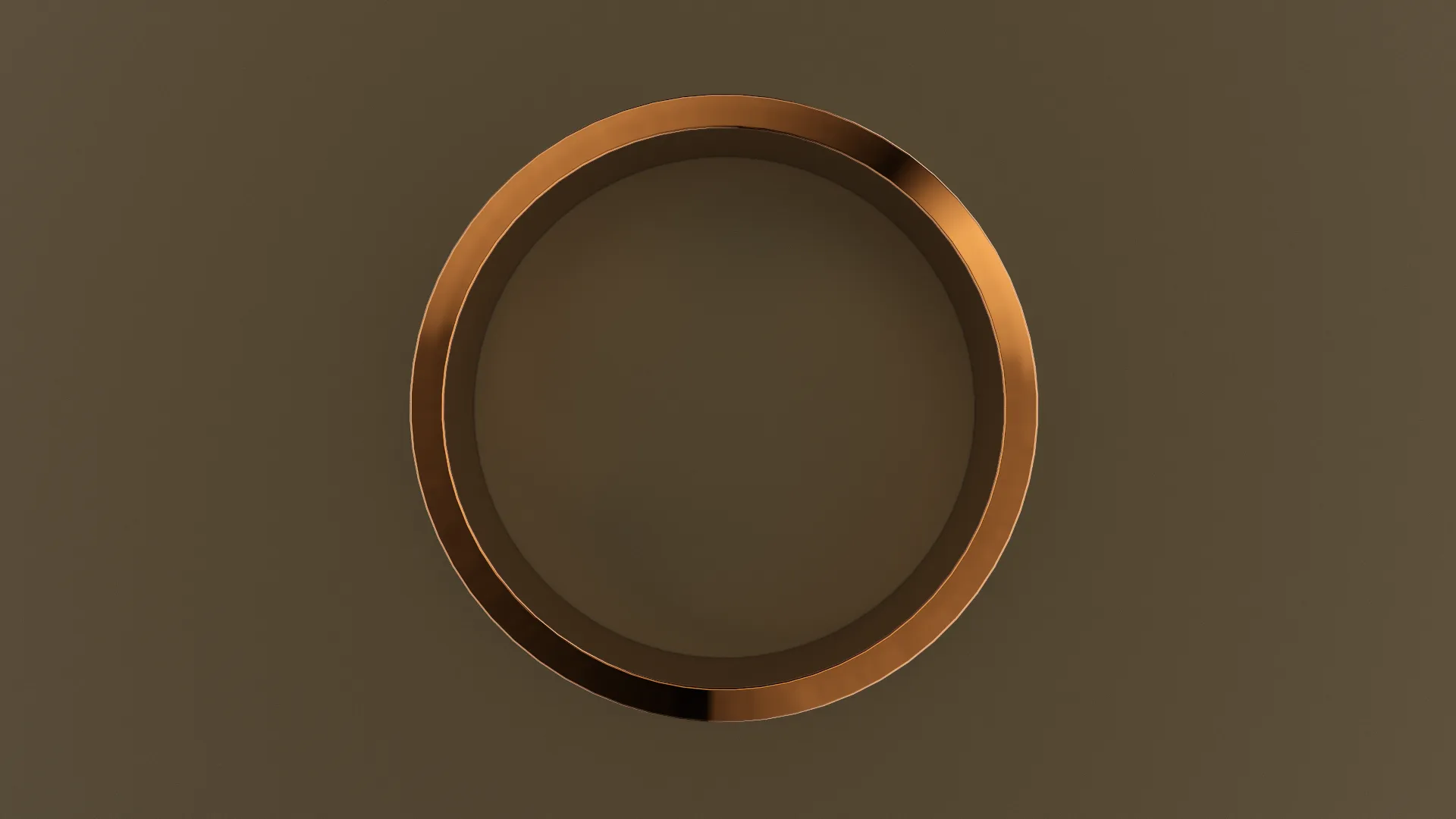 Polished Rose Gold 7mm Flat Wedding Band