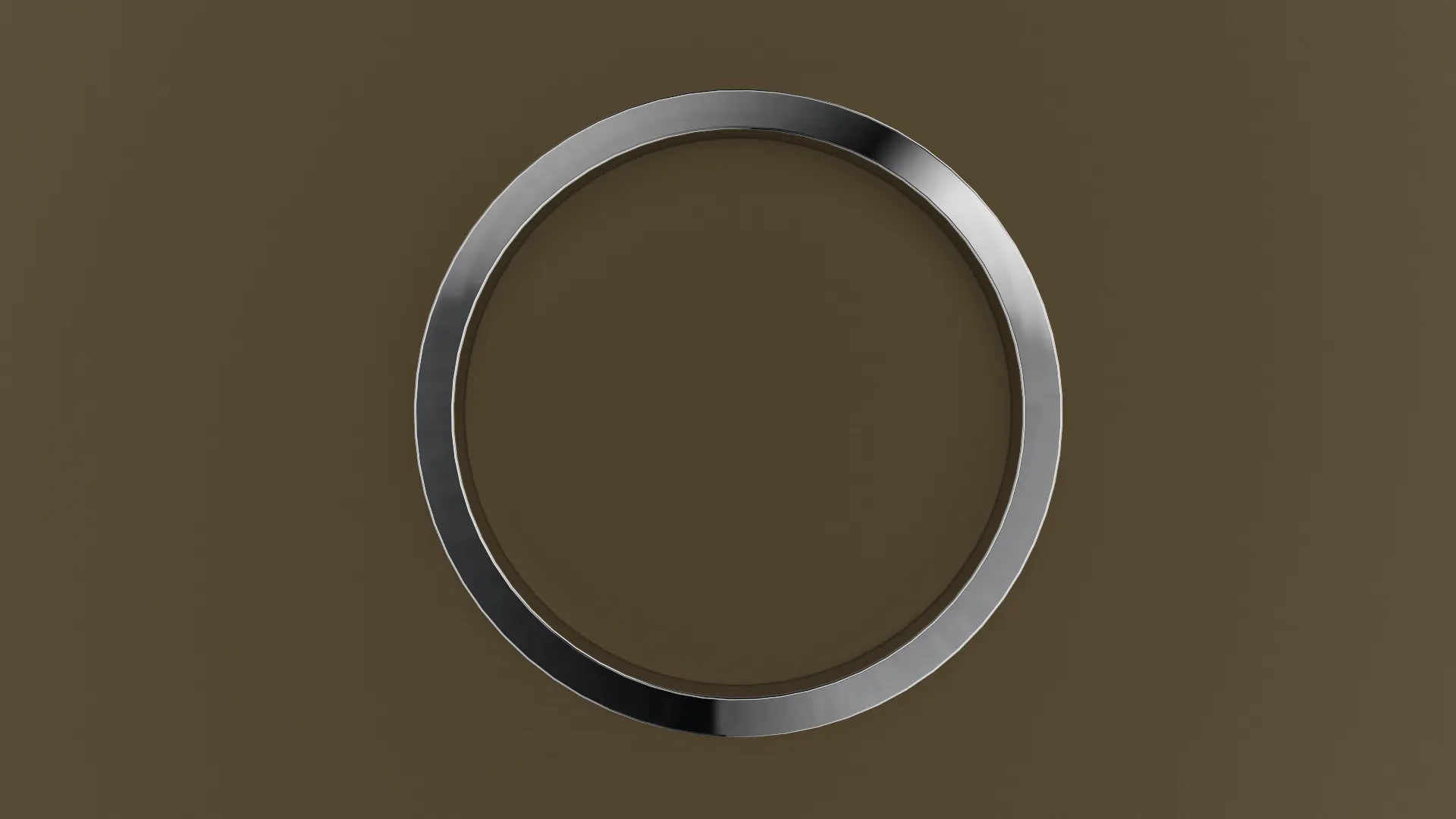 Polished White Gold 2mm Flat Wedding Band