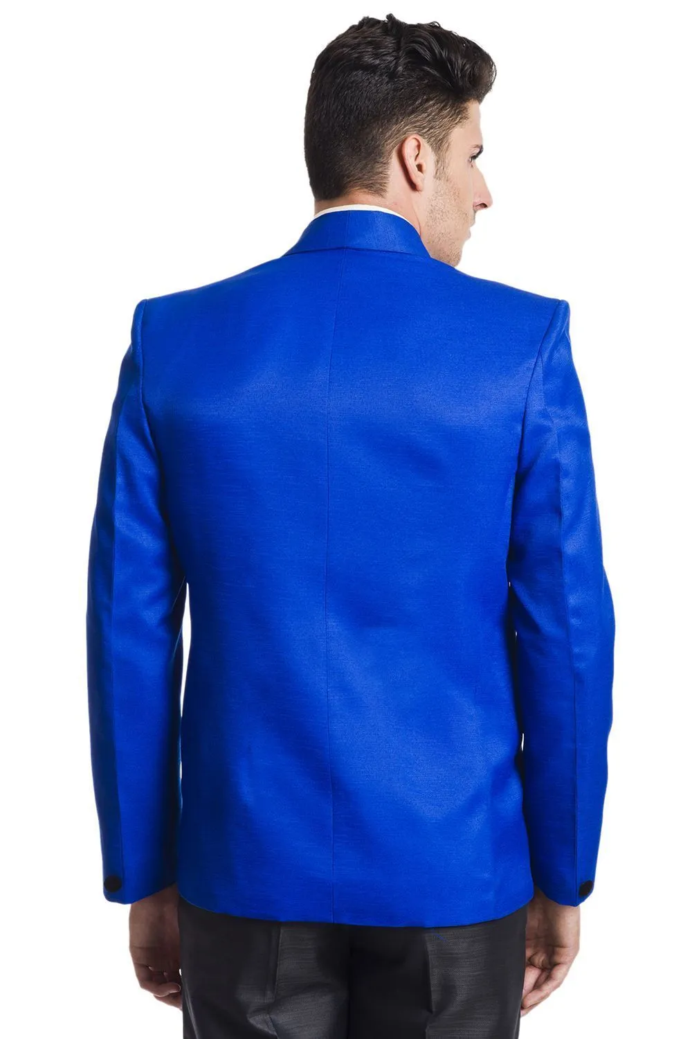 Polyester Cotton Blue Blazer