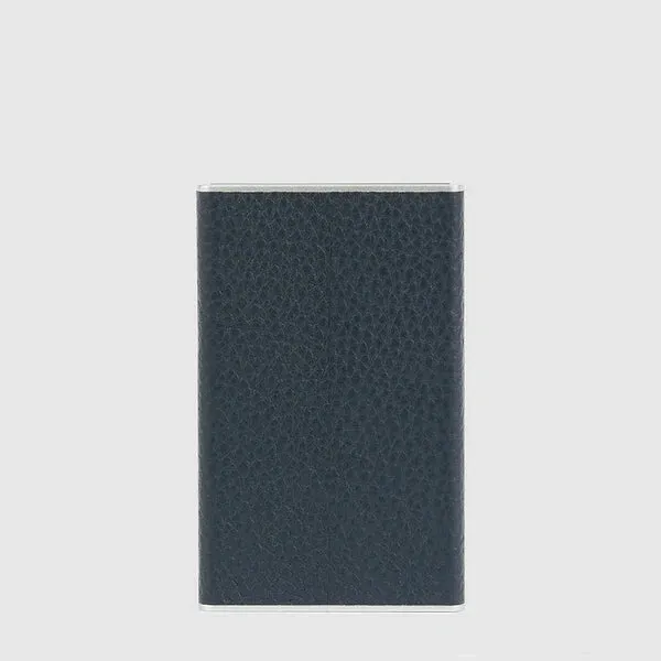 Porta Carte di Credito Piquadro Modus con Sliding System Blu