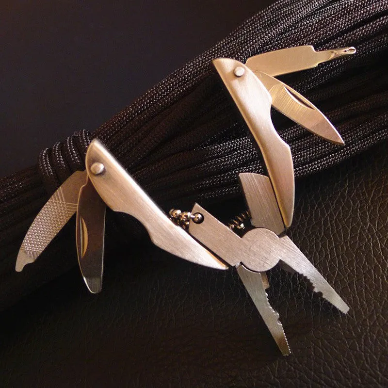Portable Multifunction Foldaway Stainless Steel Plier Knife