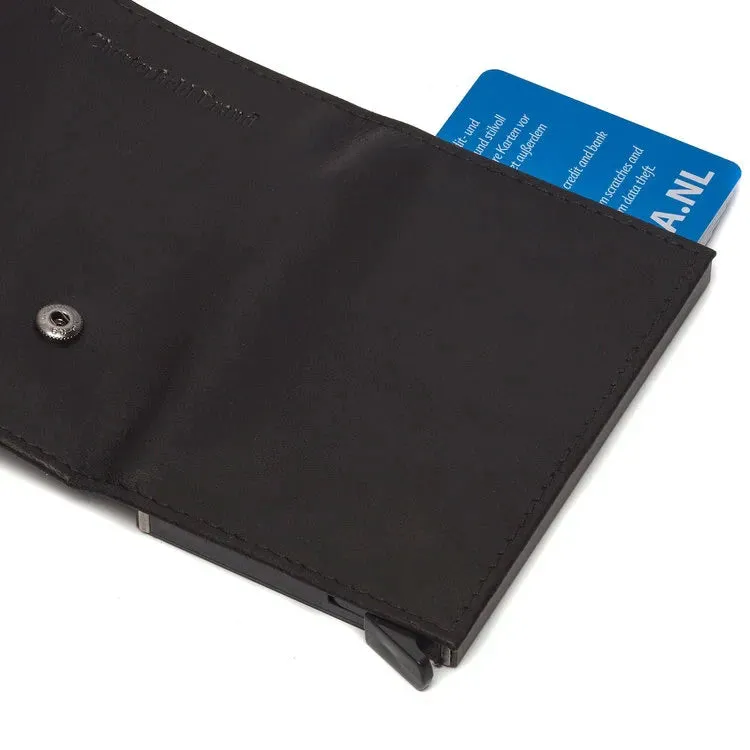 Porte-cartes en cuir - The Chesterfield Brand Mannheim noir