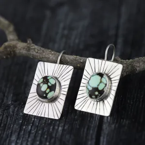 Poseidon Variscite Earrings