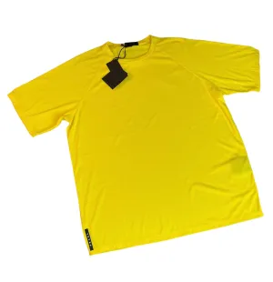 PRADA MILANO SPORTSWEAR TAB LOGO TSHIRT - YELLOW