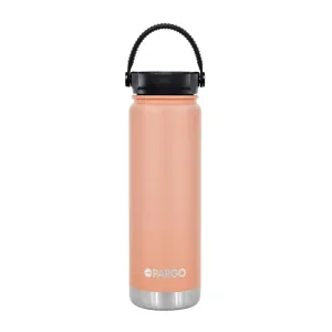 PROJECT PARGO 750ml INSULATED WATER BOTTLE - CORAL PINK