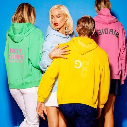 Pullovers Unisex Street Style Long Sleeves Plain Oversized