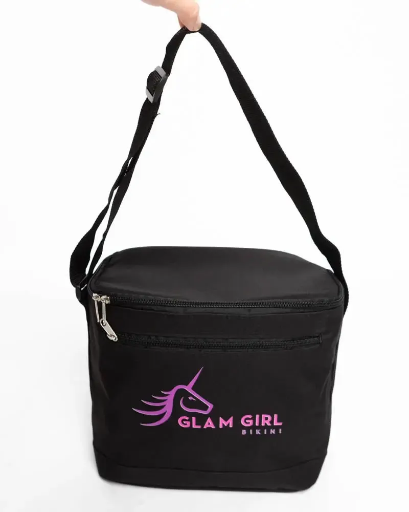 Purple Glam Girl Lunch Bag