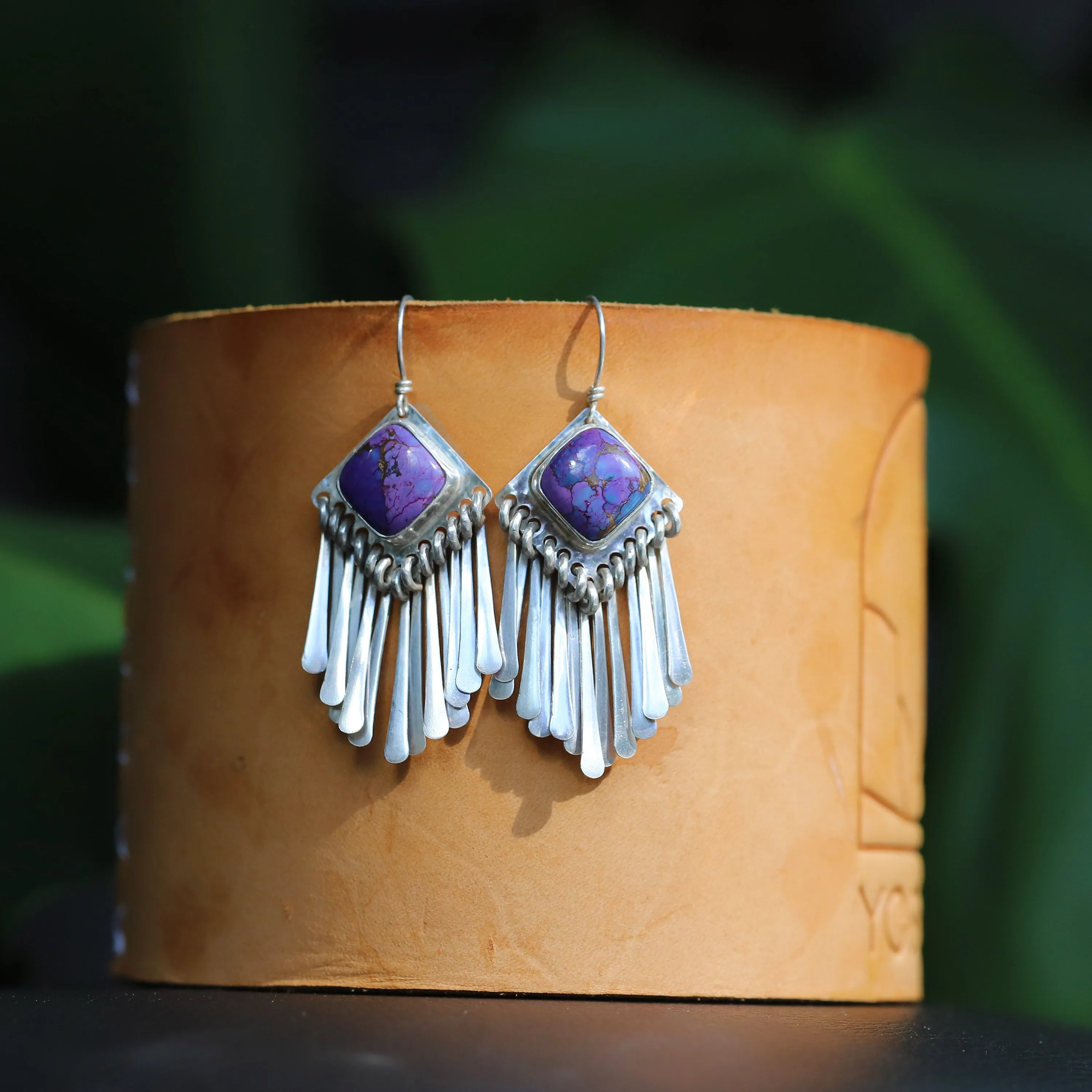 Purple Mojave Natalie Earrings