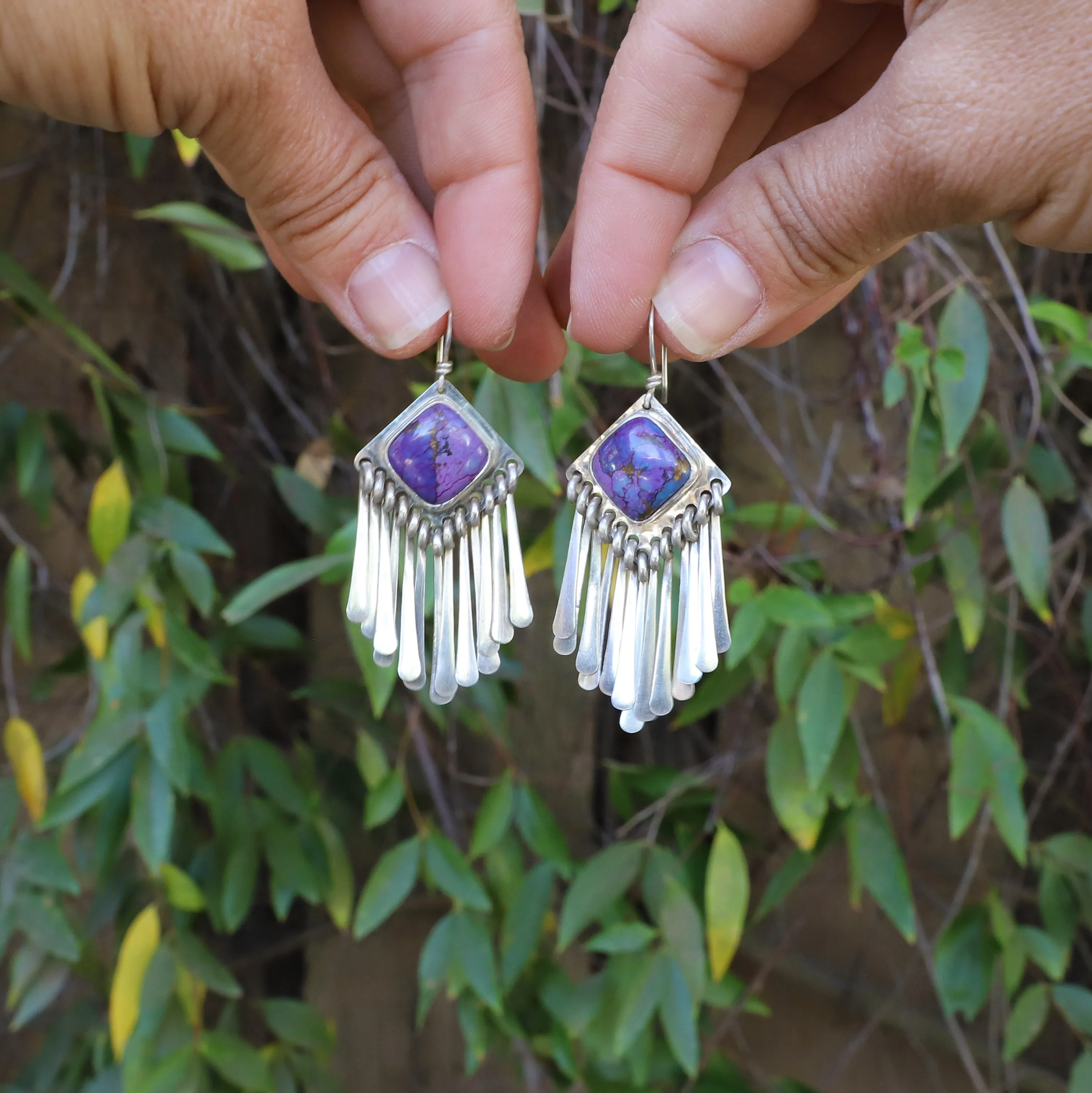 Purple Mojave Natalie Earrings