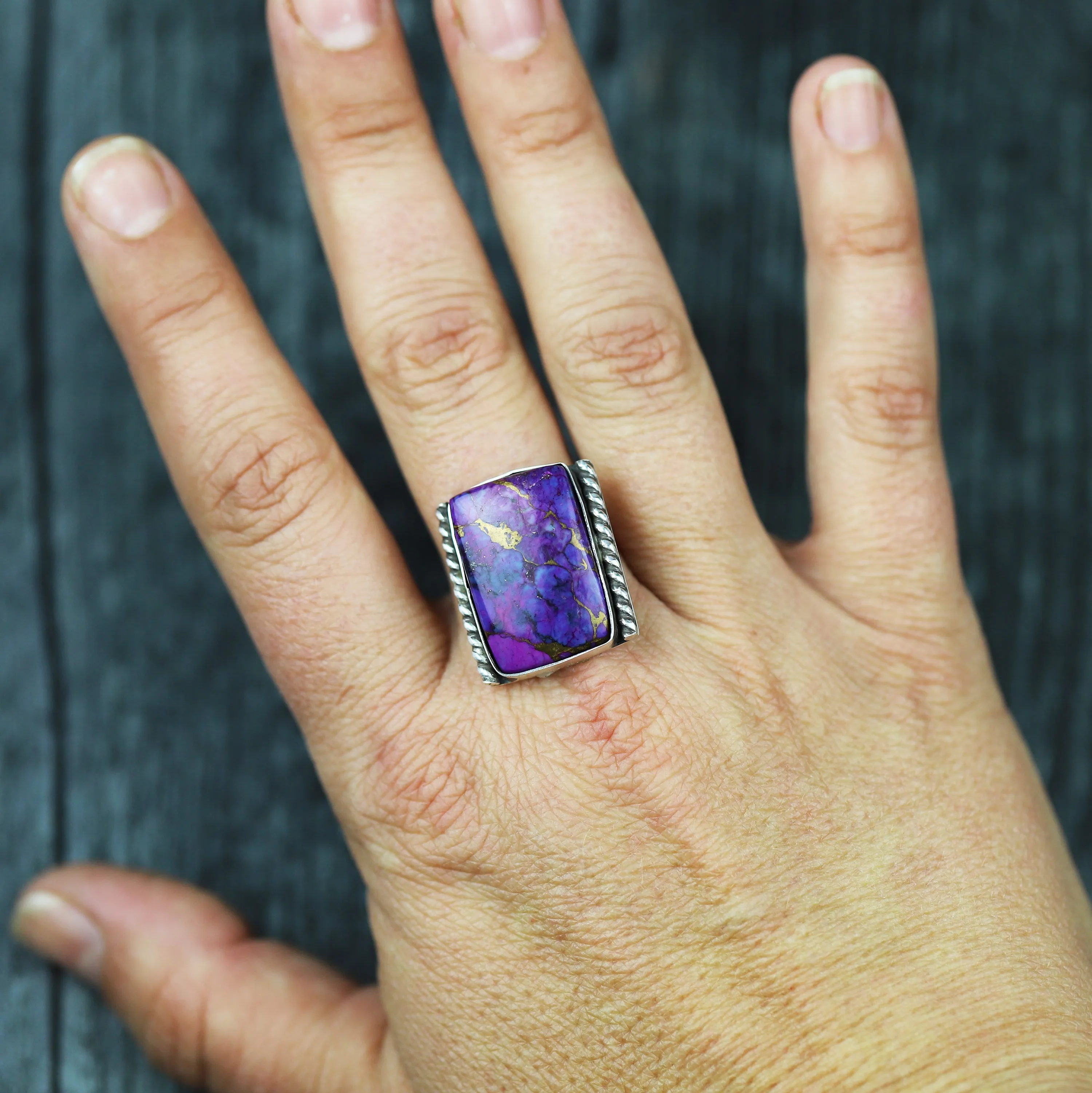 Purple Mojave Ring