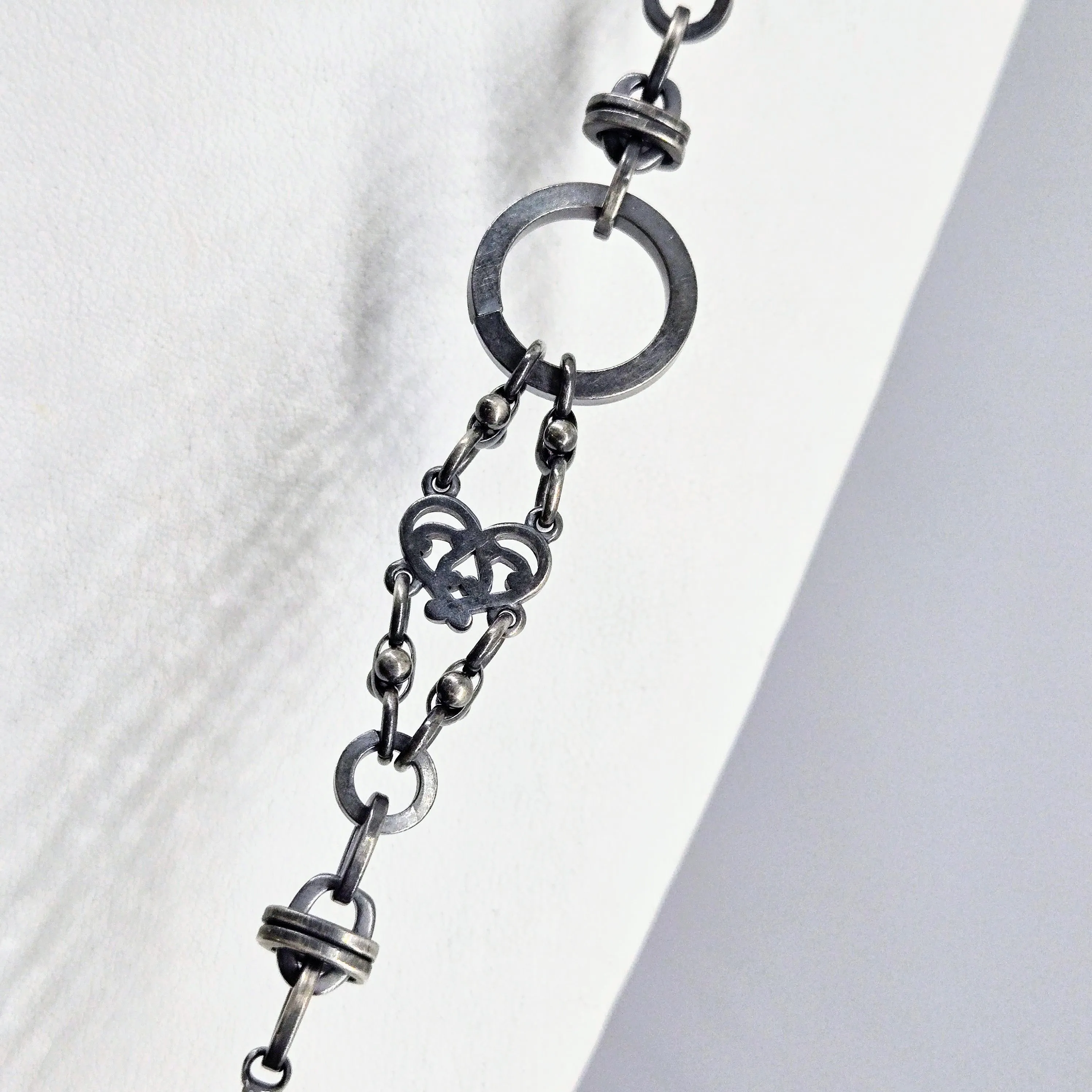 "Eye <3 YOU!" Convertible Necklace - Anti-tarnish Mixed Metals & Upcycled Components