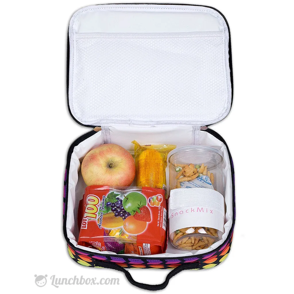 Rainbow Hearts Insulated Lunch Box