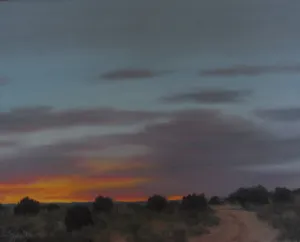 Ranch Gate Evening