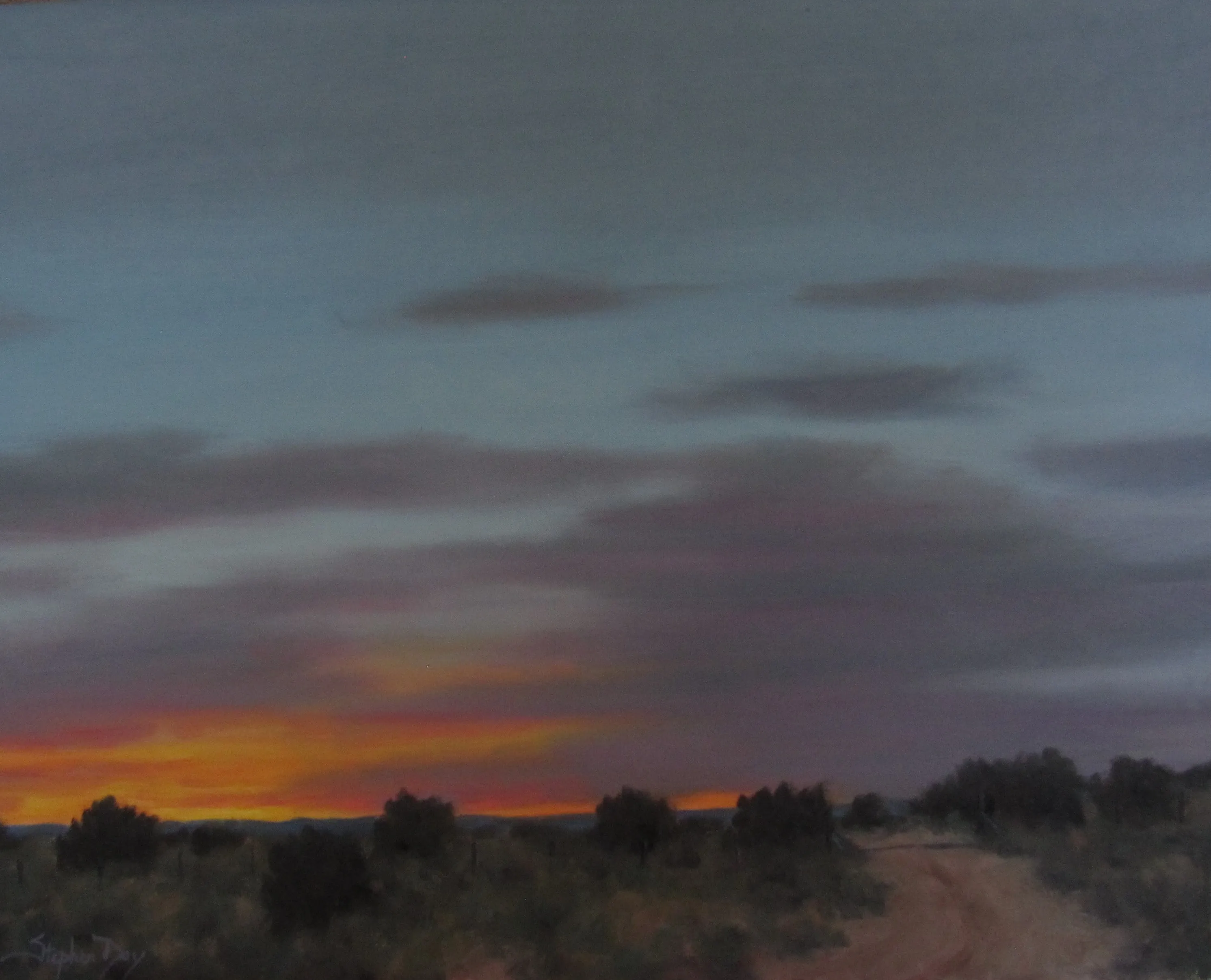 Ranch Gate Evening