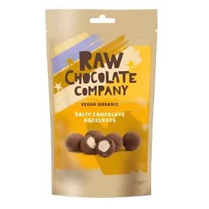 Raw Chocolate Company | Salty Chocolate Hazelnuts | 100g