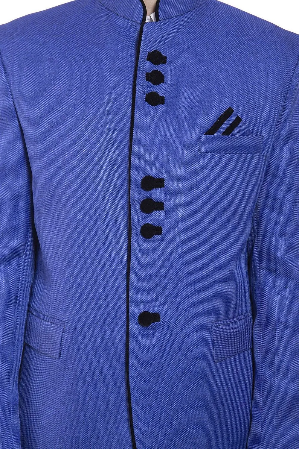 Rayon Blue Bandhgala
