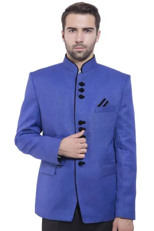 Rayon Blue Bandhgala