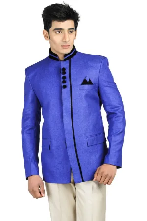 Rayon Blue Bandhgala