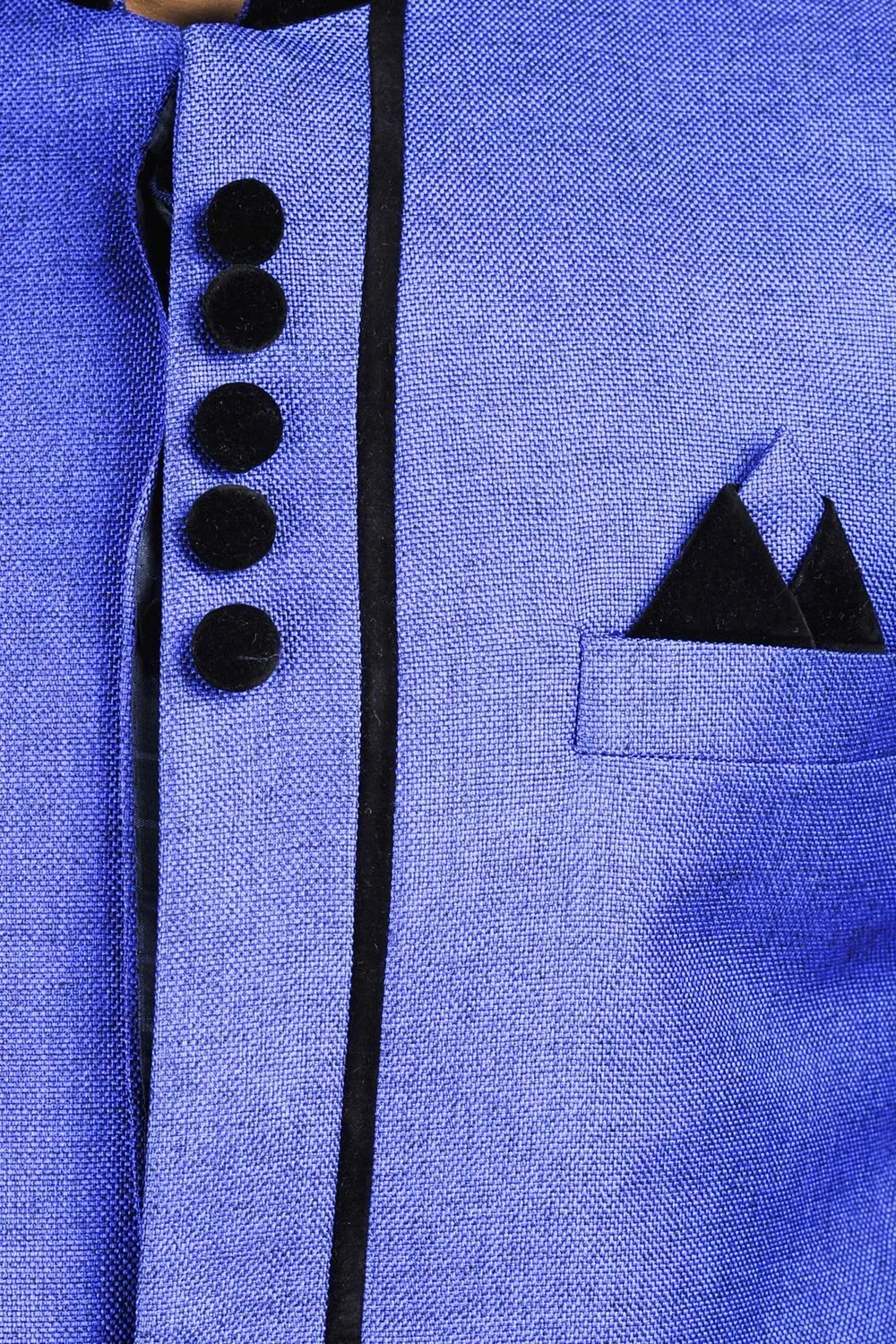 Rayon Blue Bandhgala