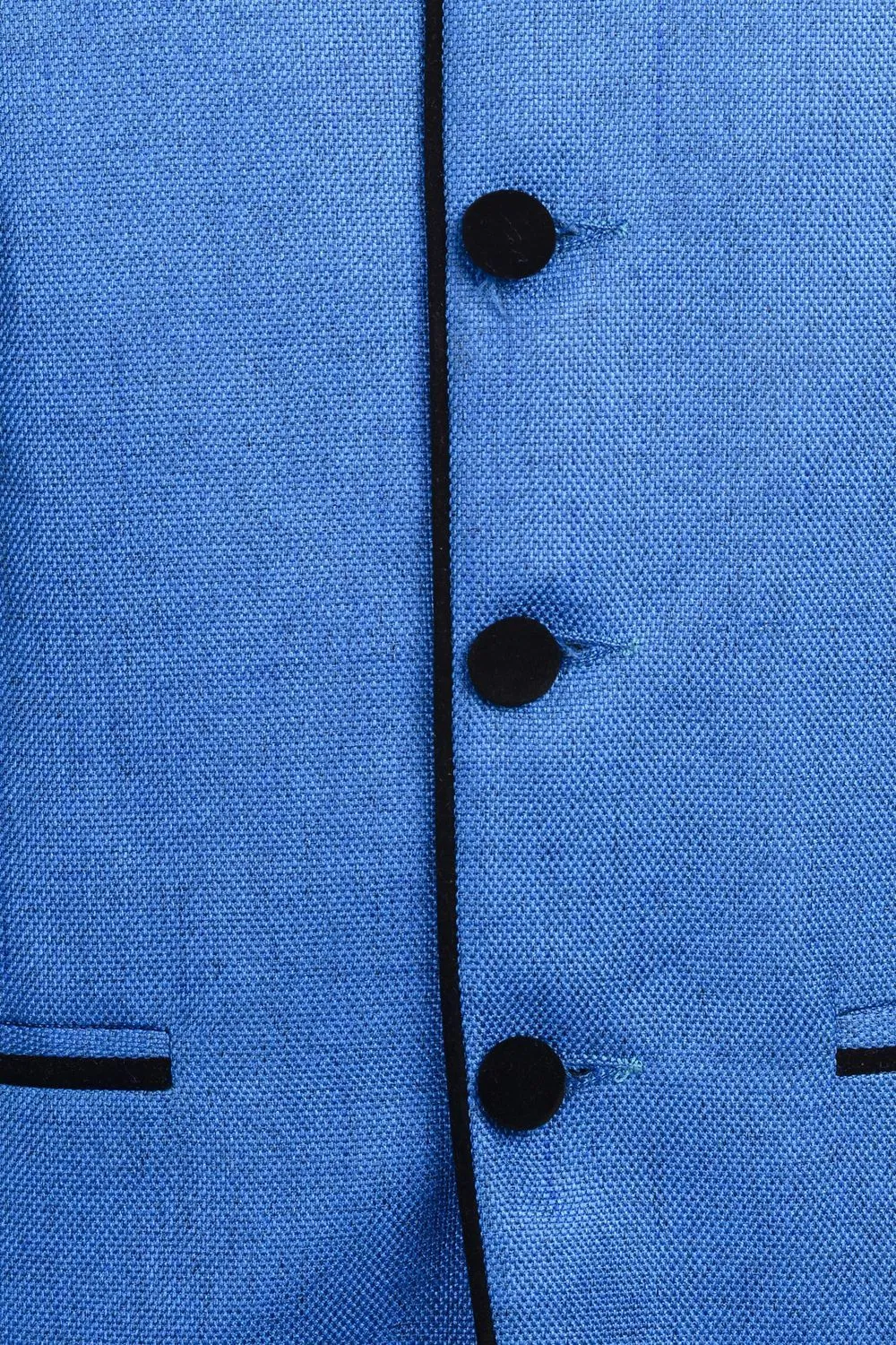 Rayon Blue Modi Nehru Jacket