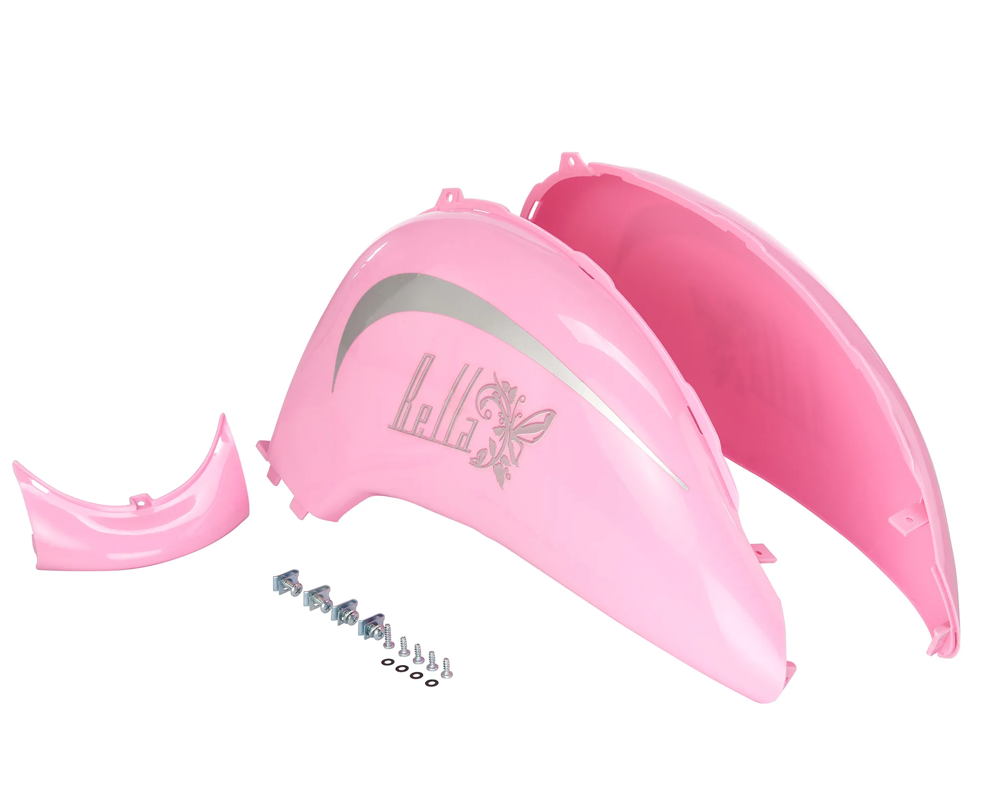Razor Pocket Mod Rear Fairing w/Trim Pink (Right/Left) - Bella