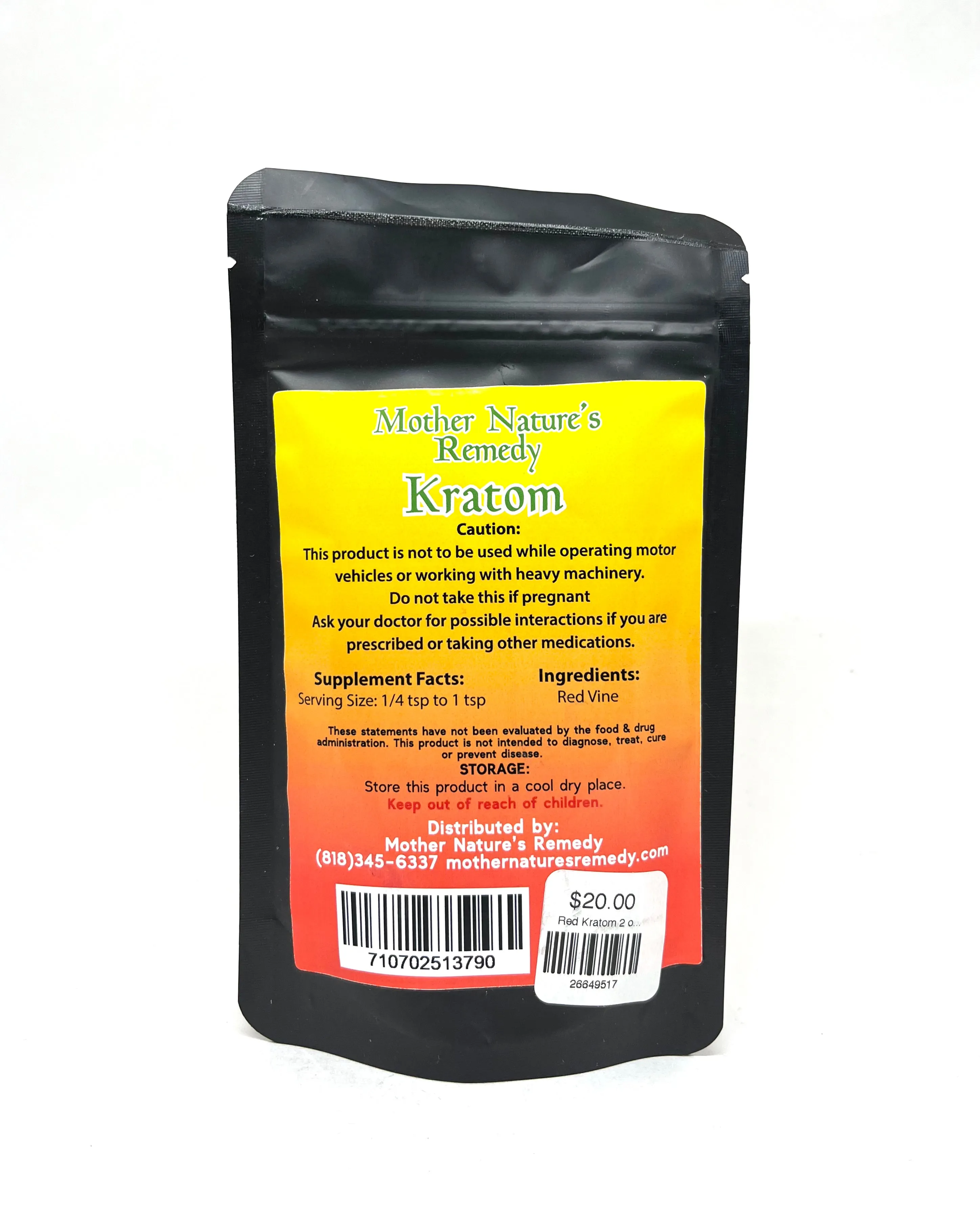 Red Kratom 2 oz Bag