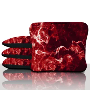 Red Smoke Cornhole Bags