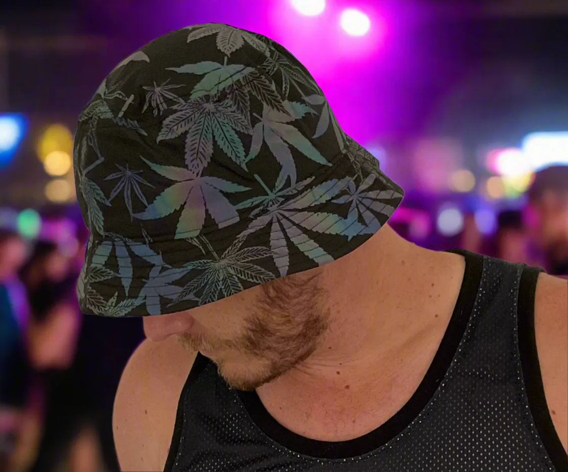 Reflective Leaves Bucket Hat
