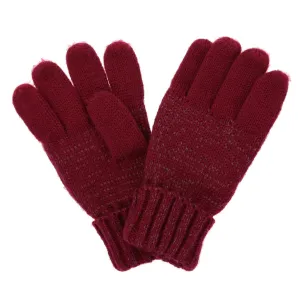 Regatta Luminosity Knitted Gloves - Raspberry