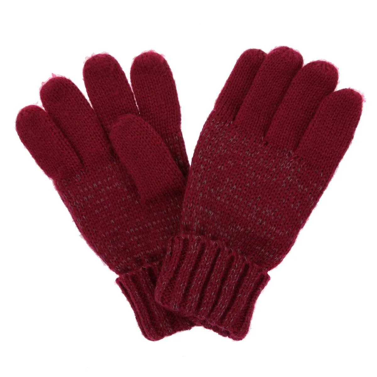 Regatta Luminosity Knitted Gloves - Raspberry